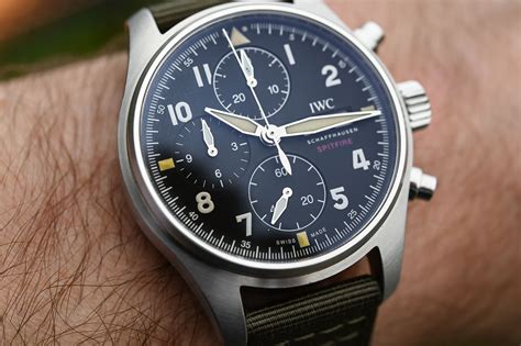 iwc pilot's watch chronograph night|iwc pilot's watch chronograph spitfire.